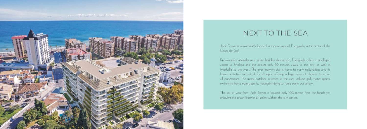En unik mulighet til å kjøpe leiligheter i det beste området i Fuengirola, 100 meter fra stranden,